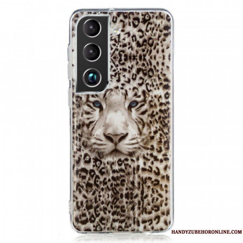 Mobilskal Samsung Galaxy S22 5G Leopard Fluorescerande