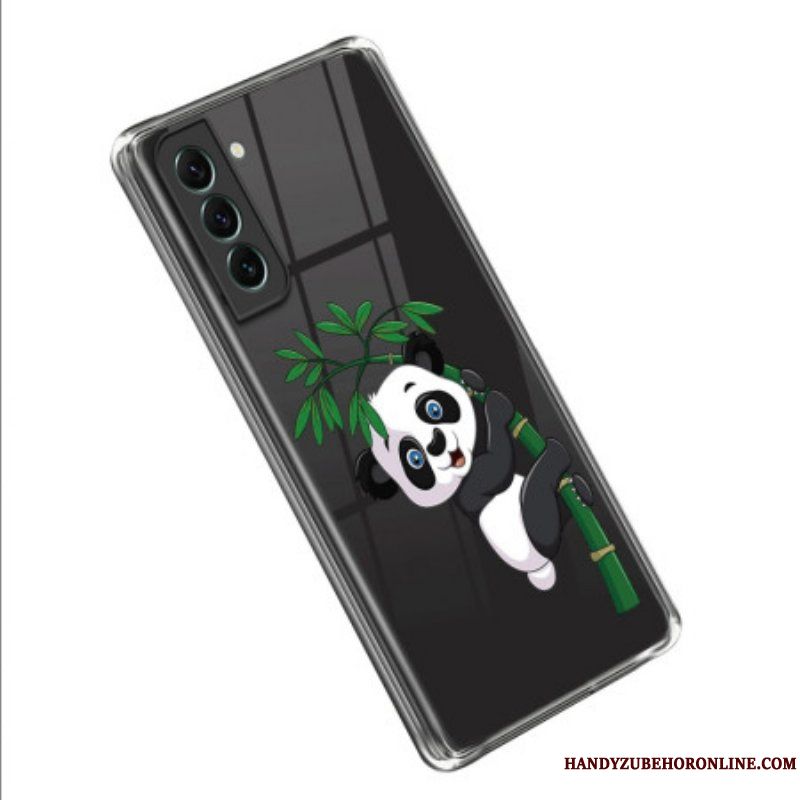 Mobilskal Samsung Galaxy S23 5G Sömlös Panda På Bambu