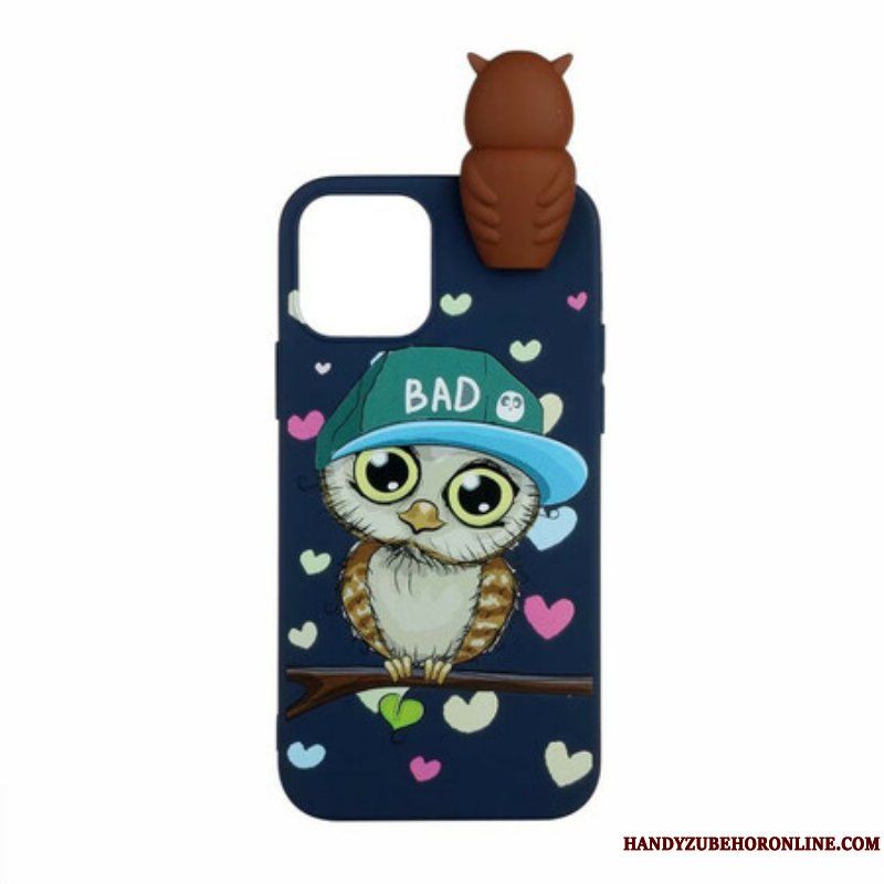 Mobilskal iPhone 13 Mini 3d Bad Owl