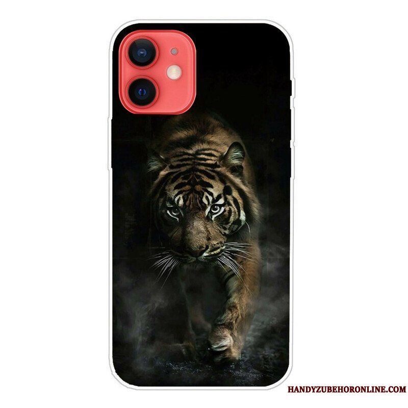 Mobilskal iPhone 13 Mini Flexibel Tiger