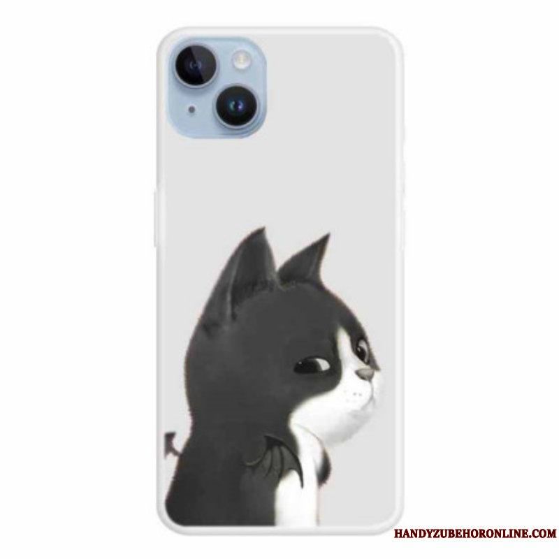 Mobilskal iPhone 15 Plus Devil Cat