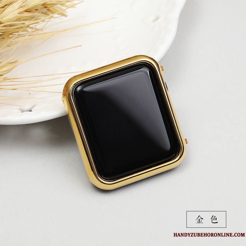 Skal Apple Watch Series 1 Metall Frame Trend, Fodral Apple Watch Series 1 Skydd Guld Plating