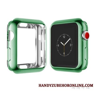 Skal Apple Watch Series 3 Mjuk Frame Fallskydd, Fodral Apple Watch Series 3 Påsar Grön