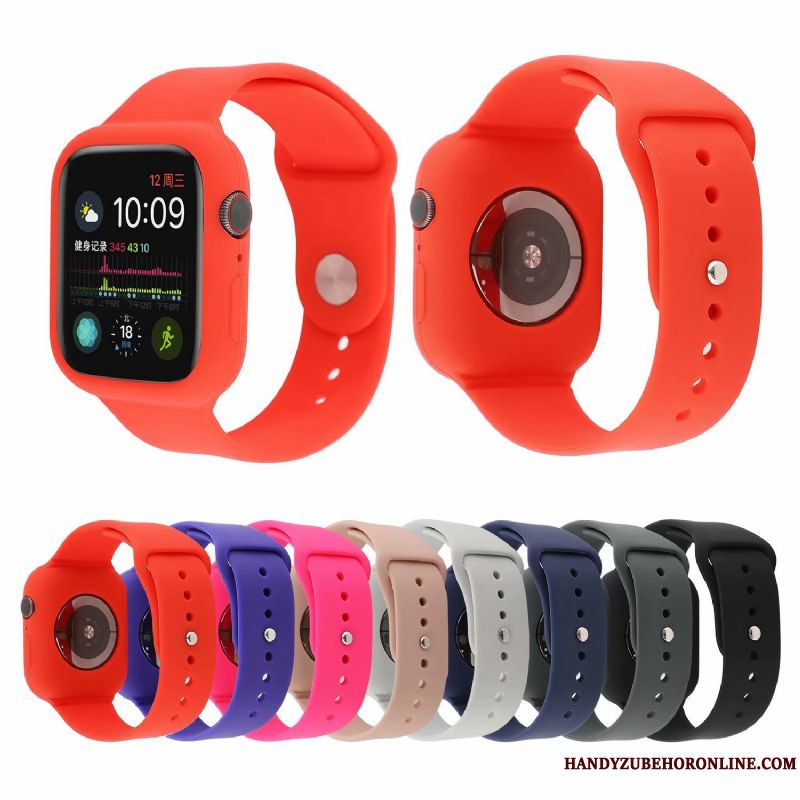 Skal Apple Watch Series 5 Mode Röd Ny, Fodral Apple Watch Series 5 Skydd Trend Sport