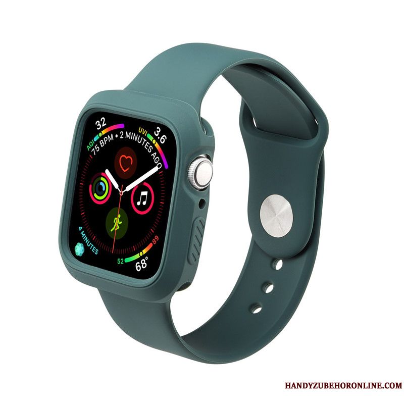 Skal Apple Watch Series 5 Påsar Grön Sport, Fodral Apple Watch Series 5 Skydd Trend Impermeabel