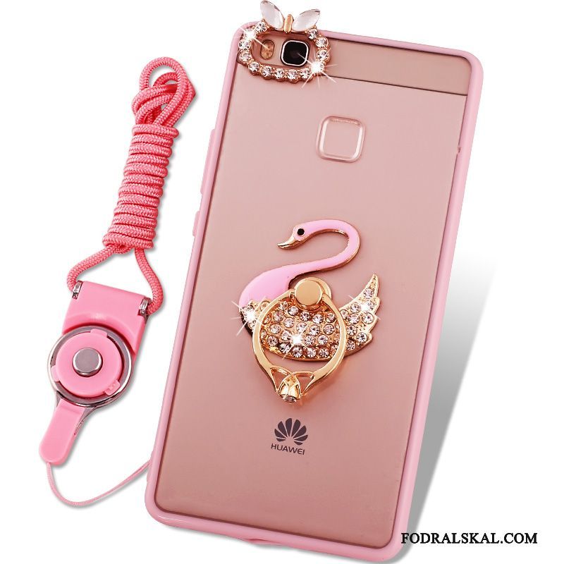 Skal Huawei G9 Lite Skydd Hängsmycken Rosa, Fodral Huawei G9 Lite Mjuk Telefon Ungdom