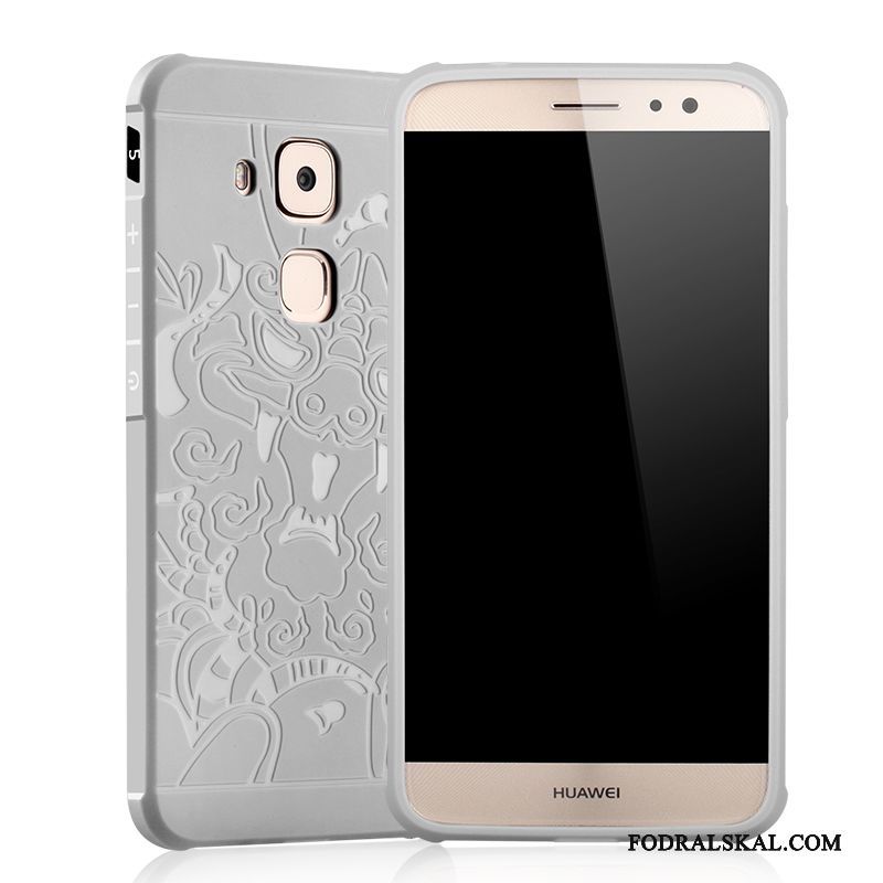Skal Huawei G9 Plus Mjuk Pu Grå, Fodral Huawei G9 Plus Silikon Telefon