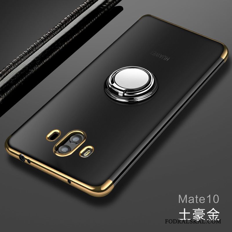 Skal Huawei Mate 10 Mjuk Plating Transparent, Fodral Huawei Mate 10 Silikon Telefon Guld