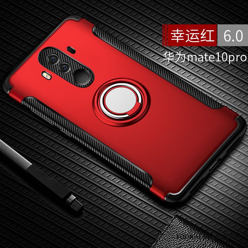 Skal Huawei Mate 10 Pro Kreativa Fallskyddtelefon, Fodral Huawei Mate 10 Pro Påsar Röd