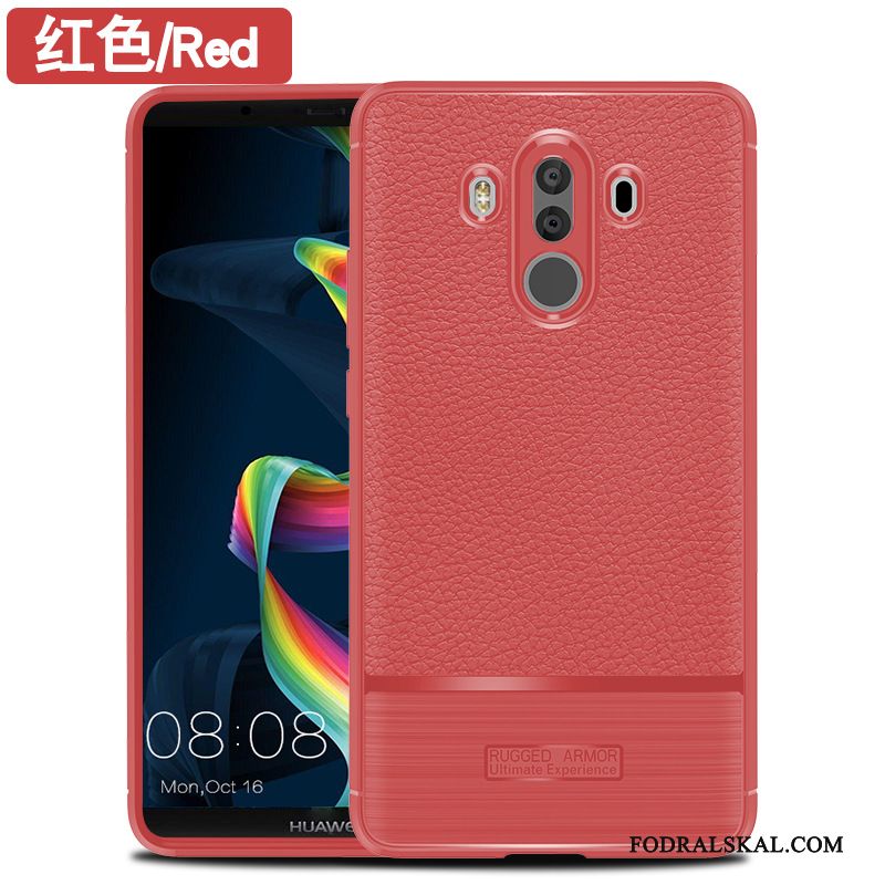 Skal Huawei Mate 10 Pro Mjuk Fallskydd Röd, Fodral Huawei Mate 10 Pro Silikon Telefon