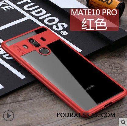Skal Huawei Mate 10 Pro Påsar Fallskyddtelefon, Fodral Huawei Mate 10 Pro Mjuk Röd Personlighet