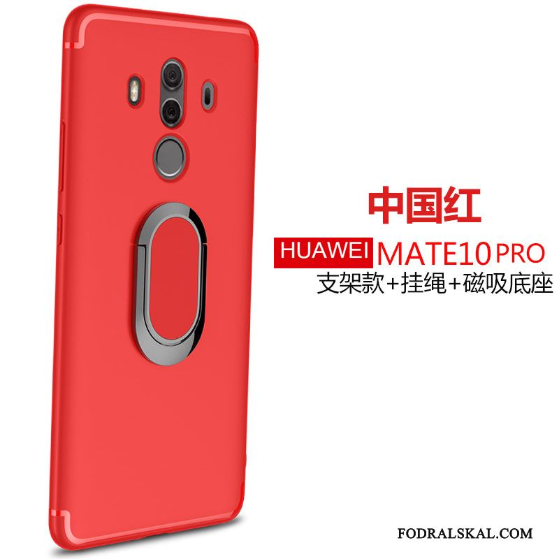 Skal Huawei Mate 10 Pro Silikon Fallskydd Ring, Fodral Huawei Mate 10 Pro Mjuk Hängsmyckentelefon