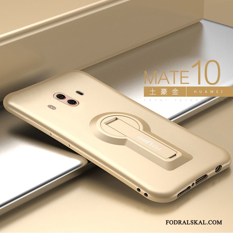 Skal Huawei Mate 10 Silikon Guld Ny, Fodral Huawei Mate 10 Mjuk Telefon Trend