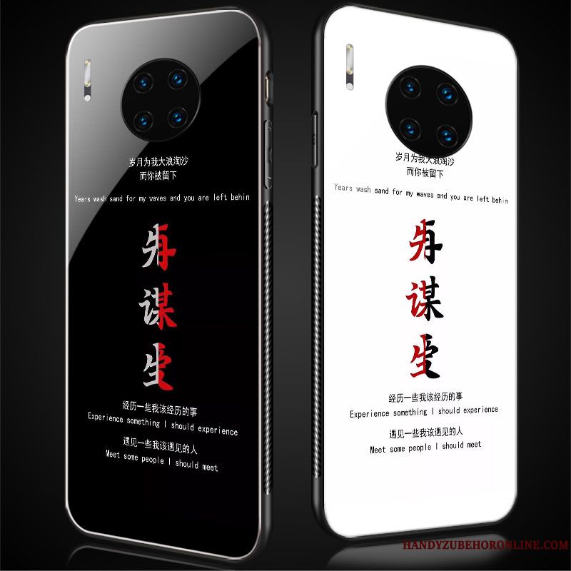 Skal Huawei Mate 30 Pro Kreativa Fallskyddtelefon, Fodral Huawei Mate 30 Pro Personlighet Enkel