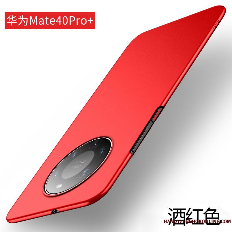 Skal Huawei Mate 40 Pro+ Påsar Fallskydd Slim, Fodral Huawei Mate 40 Pro+ Mjuk Nubucktelefon