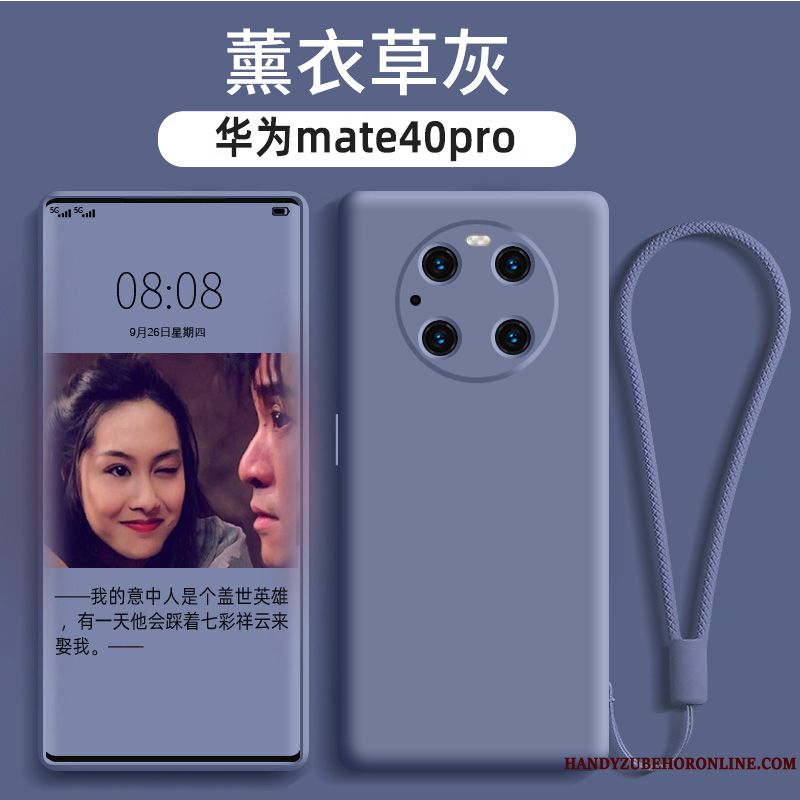 Skal Huawei Mate 40 Pro Silikon Högt Utbud Fallskydd, Fodral Huawei Mate 40 Pro Påsar Gråtelefon