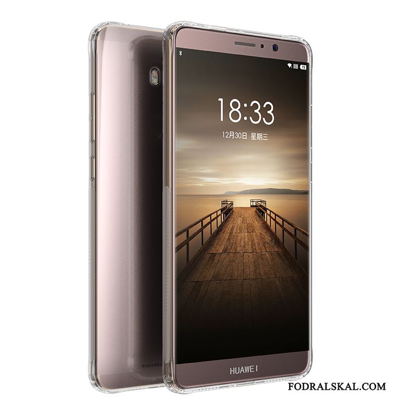 Skal Huawei Mate 9 Mjuk Telefon Transparent, Fodral Huawei Mate 9 Skydd Fallskydd