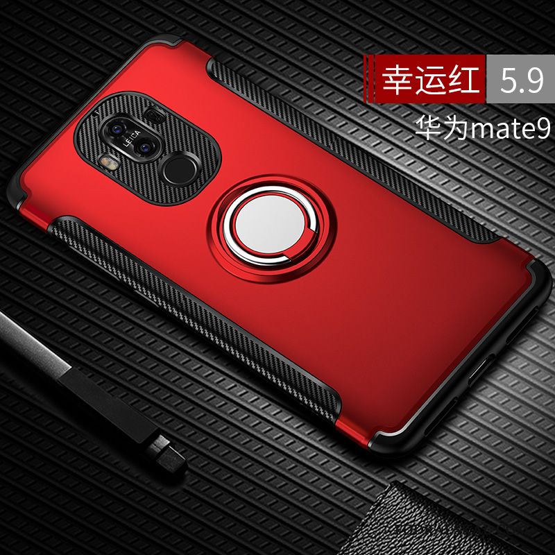 Skal Huawei Mate 9 Silikon Röd Fallskydd, Fodral Huawei Mate 9 Påsar Telefon