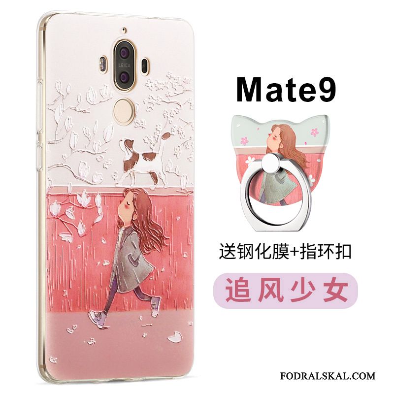 Skal Huawei Mate 9 Skydd Telefon Rosa, Fodral Huawei Mate 9 Kreativa Personlighet Fallskydd