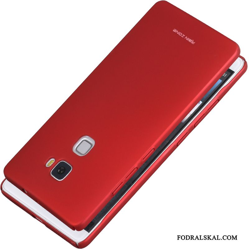 Skal Huawei Mate S Påsar Nubucktelefon, Fodral Huawei Mate S Silikon Fallskydd Röd