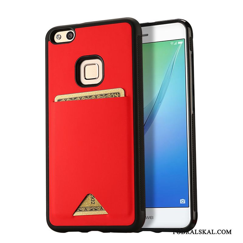 Skal Huawei P10 Lite Skydd Fallskydd Röd, Fodral Huawei P10 Lite Påsar Korttelefon