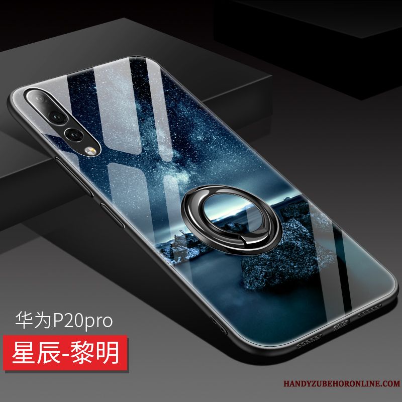 Skal Huawei P20 Pro Silikon Högt Utbud Glas, Fodral Huawei P20 Pro Påsar Personlighet Trend Varumärke