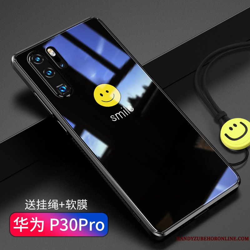 Skal Huawei P30 Pro Påsar Telefon Smiley, Fodral Huawei P30 Pro Kreativa Enkel Glas
