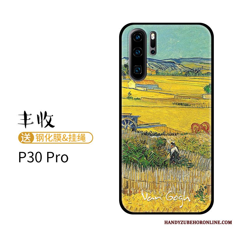 Skal Huawei P30 Pro Silikon Trendtelefon, Fodral Huawei P30 Pro Mjuk Slim Nubuck