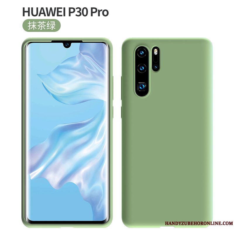 Skal Huawei P30 Pro Skydd Grön Röd, Fodral Huawei P30 Pro Silikon Telefon Högt Utbud