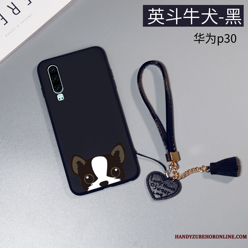 Skal Huawei P30 Silikon Trend Varumärke Personlighet, Fodral Huawei P30 Skydd Nytelefon