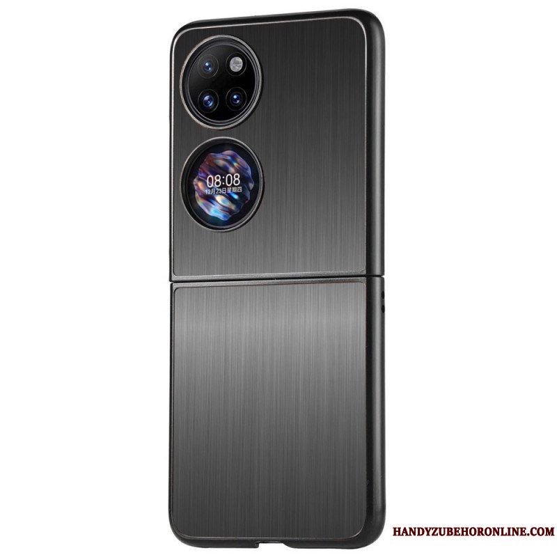 Skal Huawei P50 Pocket Borstad Metalleffekt