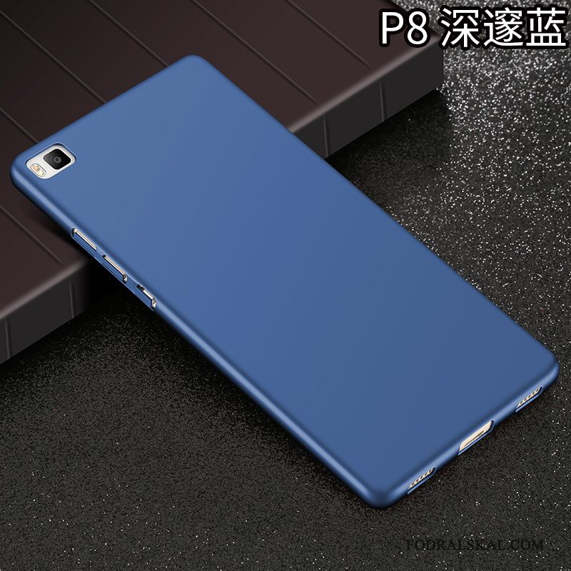 Skal Huawei P8 Lite Kreativa Fallskydd Mörkblå, Fodral Huawei P8 Lite Skydd Ungdom Personlighet