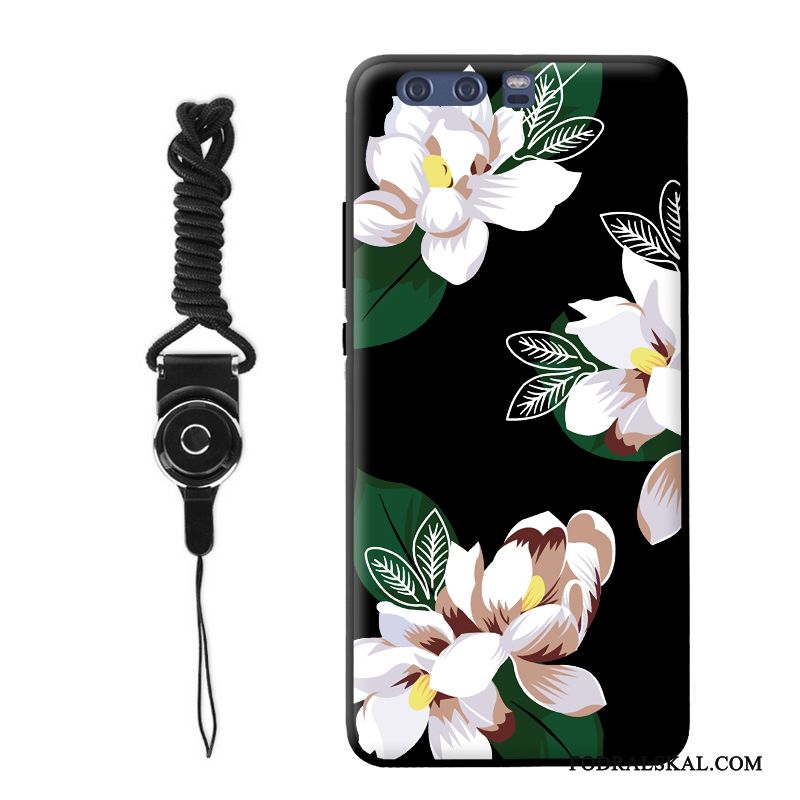 Skal Huawei P9 Plus Skydd Trend Varumärke Svart, Fodral Huawei P9 Plus Kreativa Hängsmyckentelefon