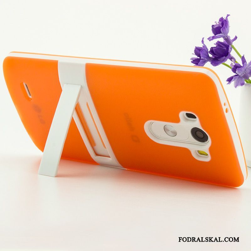 Skal Lg G3 Support Telefon Slim, Fodral Lg G3 Skydd Trend Orange