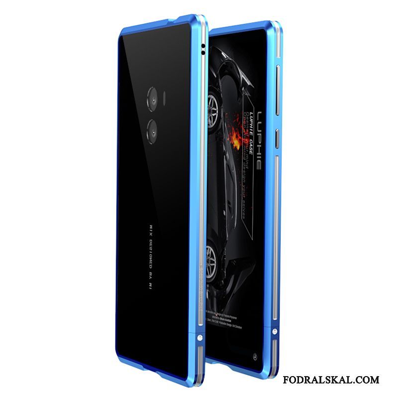 Skal Mi Note 2 Metall Frame Blå, Fodral Mi Note 2 Skydd Litentelefon