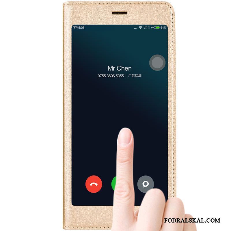 Skal Mi Note 3 Täcka Fallskydd Guld, Fodral Mi Note 3 Skydd Litentelefon