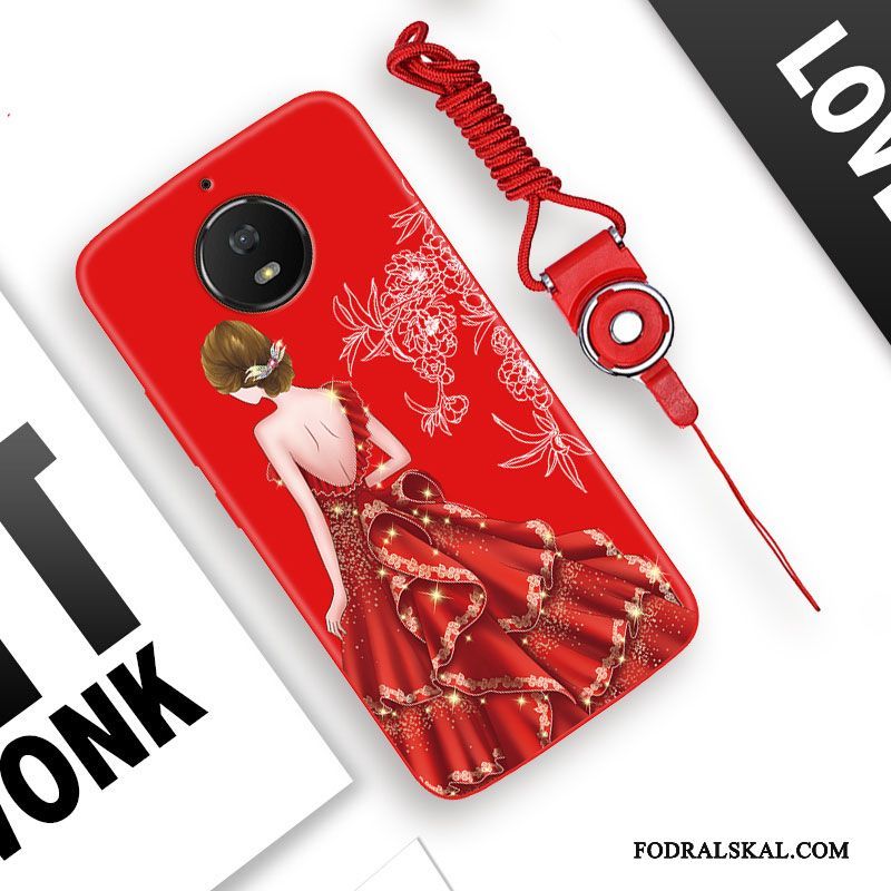 Skal Moto G5s Mjuk Röd Nubuck, Fodral Moto G5s Skydd Telefon Grön