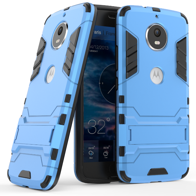 Skal Moto G5s Påsar Telefon Armor, Fodral Moto G5s Support Grön Ljusblå