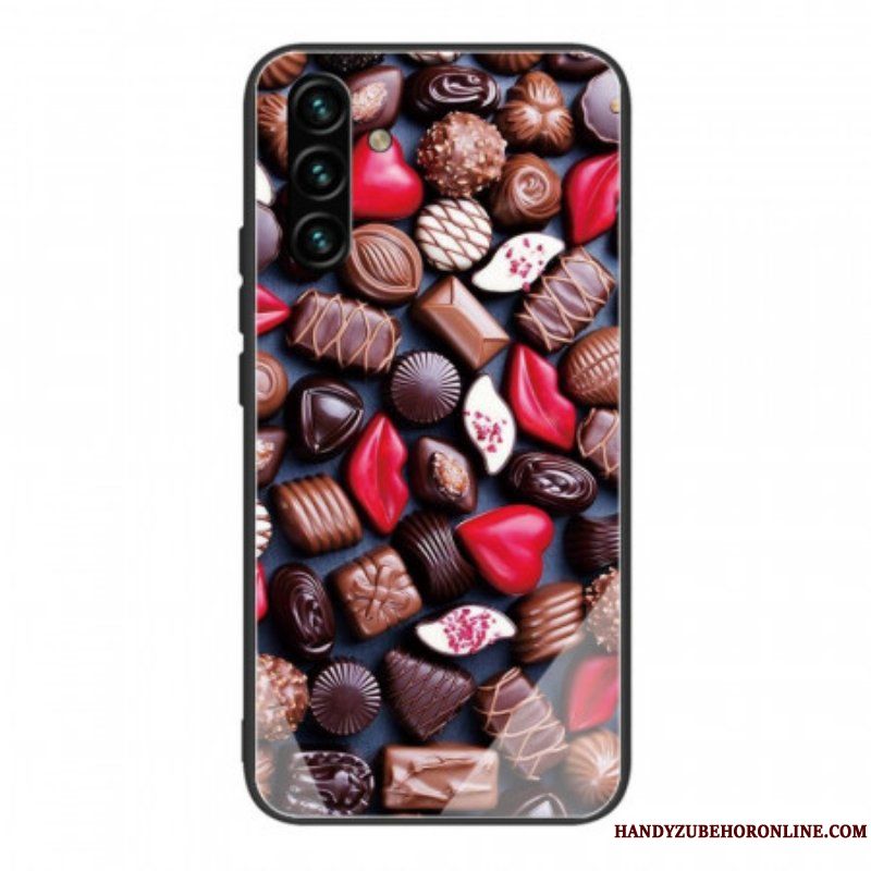 Skal Samsung Galaxy A13 5G / A04s Chokladhärdat Glas