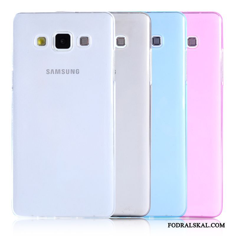 Skal Samsung Galaxy A3 2015 Silikon Transparenttelefon, Fodral Samsung Galaxy A3 2015 Färg