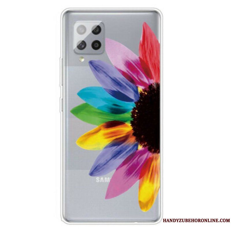 Skal Samsung Galaxy A42 5G Färgglad Blomma