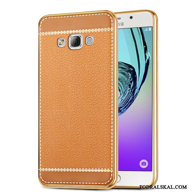 Skal Samsung Galaxy A5 2015 Silikon Telefon Fallskydd, Fodral Samsung Galaxy A5 2015 Skydd Ljus Gul