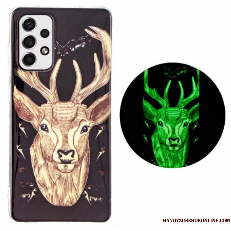 Skal Samsung Galaxy A53 5G Fluorescerande Majestic Deer