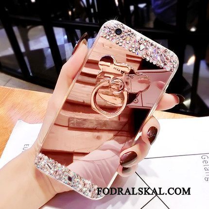 Skal Samsung Galaxy A7 2015 Silikon Personlighettelefon, Fodral Samsung Galaxy A7 2015 Kreativa Rosa Ring