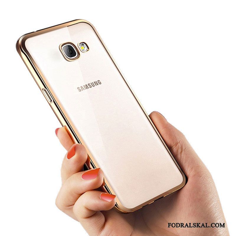 Skal Samsung Galaxy A7 2016 Mjuk Telefon Guld, Fodral Samsung Galaxy A7 2016 Silikon