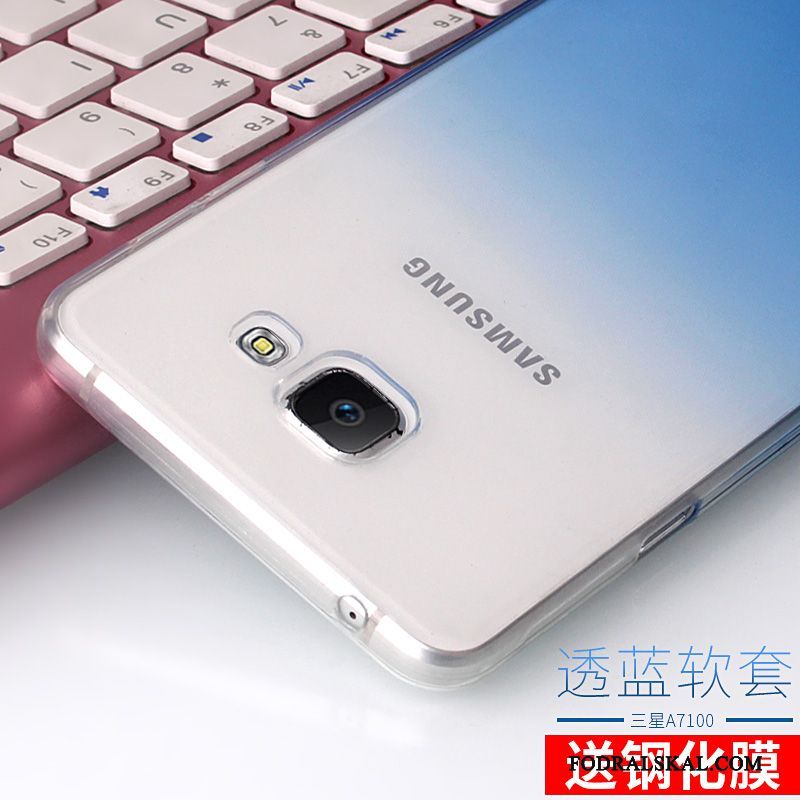 Skal Samsung Galaxy A7 2016 Silikon Slim Cool, Fodral Samsung Galaxy A7 2016 Telefon Transparent