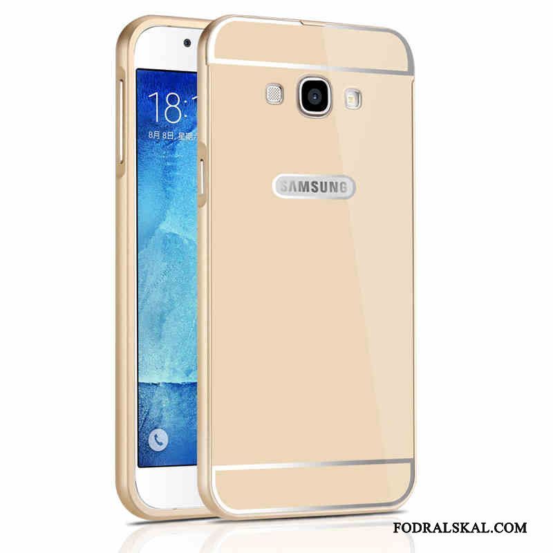 Skal Samsung Galaxy A8 Påsar Telefon Fallskydd, Fodral Samsung Galaxy A8 Skydd Frame Guld