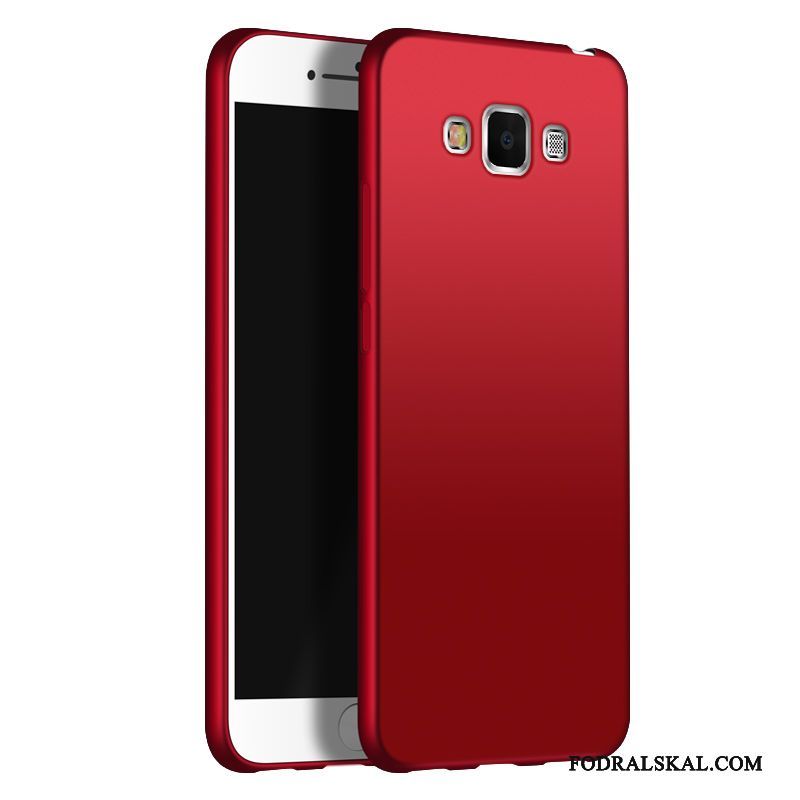 Skal Samsung Galaxy A8 Support Tunn Röd, Fodral Samsung Galaxy A8 Mjuk Trend Fallskydd