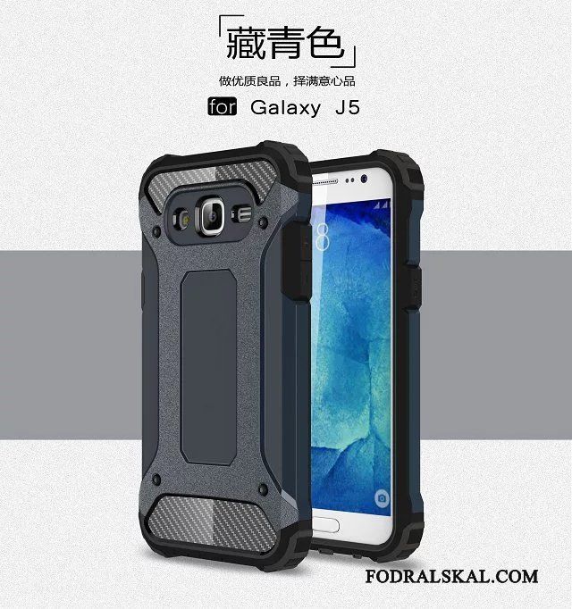 Skal Samsung Galaxy J5 2015 Påsar Armor Grön, Fodral Samsung Galaxy J5 2015 Skydd Telefon Fallskydd