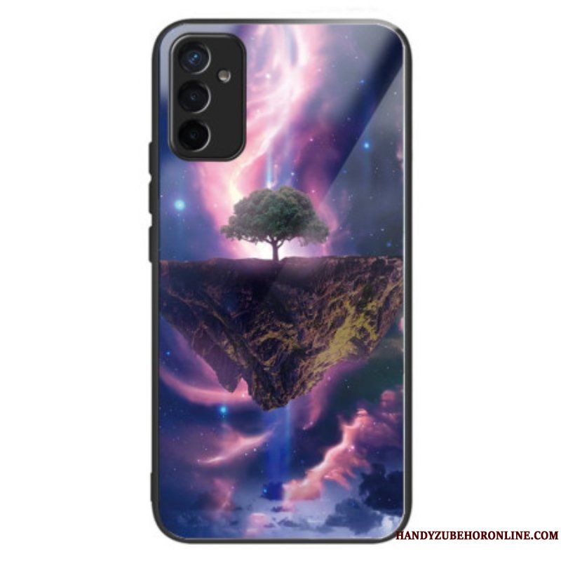 Skal Samsung Galaxy M13 Futuristiskt Träd Härdat Glas